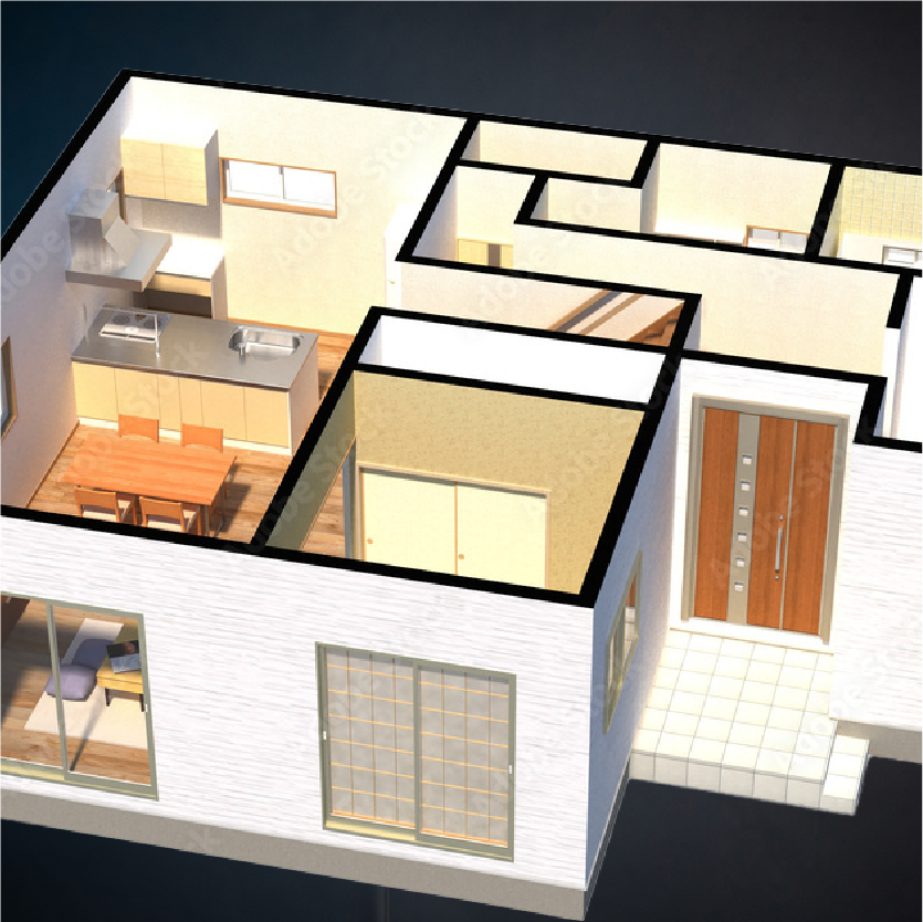 リフォーム後のVRパース作成